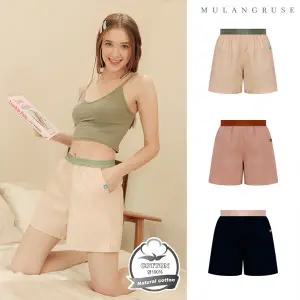 [하프클럽/물랑루즈]엔젤린 순면 여성 포켓 트렁크팬티 홈웨어 3종 택1