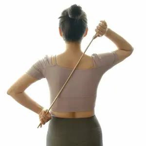 놋담 방짜유기 롱스틱 괄사70cm+전용가죽케이스+멀티오일 증정