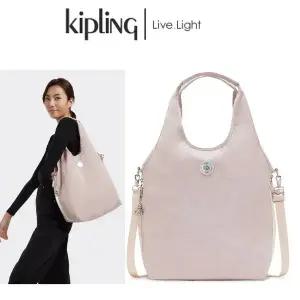 갤러리아 키플링 라지 사이즈 호보백 숄더백 뉴 얼바나 마일드 핑크 믹스 KM