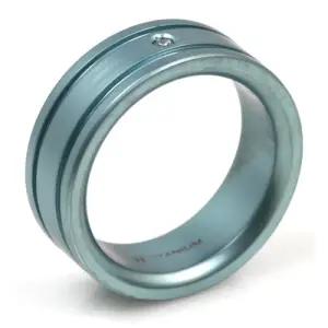 T-128 아노다이징 컬러 티타늄 반지 이니셜무료 무료배송 맞춤제작 평생AS