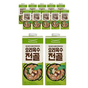 풀무원 요리육수 전골 1000ml x 12개 국물요리 간편육수