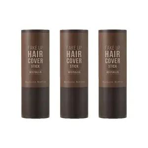 [유통기한 임박] 페이크 업 헤어 커버스틱, 다크브라운, 2.5g, 3개