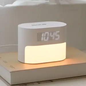 선라이즈 알람시계 무드등 무소음 LED 탁상시계 수면등 미니조명