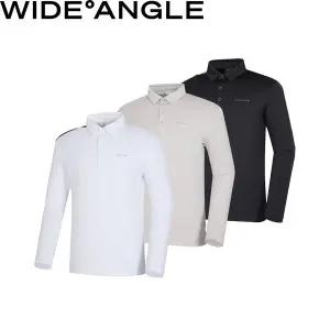 [와이드앵글](하남점)24년 SS 남성 TO 포인트 라인 폴로 봄 긴팔 티셔츠 WMP24233