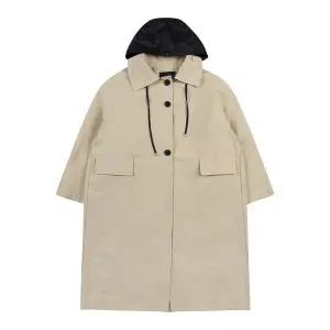 [코데즈컴바인](신세계 사우스시티) 배색후드 싱글 트렌치 (CJA-CT501W2)