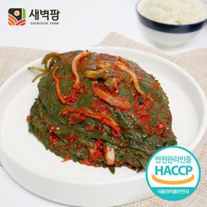 새벽팜 양념 깻잎김치 500g 1kg 국산 전라도김치