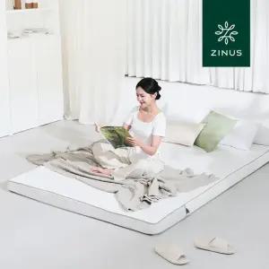 [리뉴얼 출시]지누스 그린티 플러스 메모리폼 토퍼 10cm K 킹 매트리스 침대 바닥