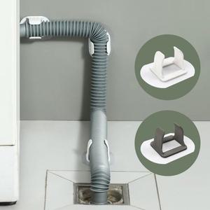 세탁기 배수호스 고정 클립 홀더 배수관 스프링 연결 정리걸이 받침대