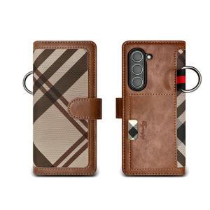 갤럭시 삼성 Z폴드5 F946 지갑 월렛 카드수납 심플 고급패턴 케이스 자석덮개 교통카드 핑거링