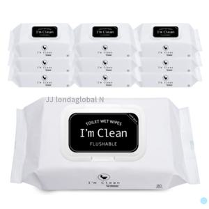 아임클린 비데 티슈 물티슈 추천 무향 캡형 80매 10팩