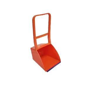 제이오마켓 NEW 외각 쓰레받기 고무형 오렌지/실외 도로 아파트 환경미화원 대형 키다리 외곽 쓰레받이