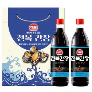 해표 요리명장 전복간장500ml 2종 선물세트