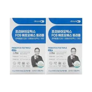 오한진 프리바이오틱스 FOS 트리플 4.3g x30포 x2박스