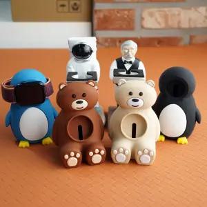 애플워치 충전 거치대 스텐드 곰돌이 펭귄