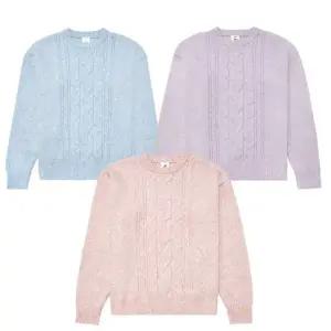 [행텐주니어][모다부평]행텐주니어 여아 케이블 라운드 니트 티셔츠/14490-140-801-37_BP