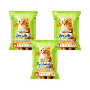 [데오토일렛] 데오토일렛 고양이 모래 4L x 3개 제올라이트
