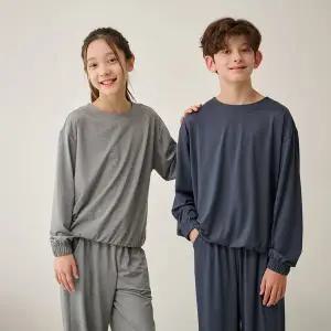 [마밤]피치기모 맨투맨 아동 주니어 잠옷 파자마 홈웨어 내의 실내복 셋업 7종 택1