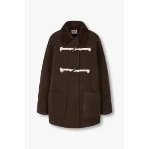 [STUDIO TOMBOY](대전신세계)[강남점단독]코듀로이카라 토글 하프코트 (9174411986AR)