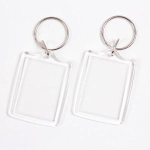(R) 국내제조 사진액자 열쇠고리 10개 3x4 증사키링 완전투명 진짜아크릴 개별포장