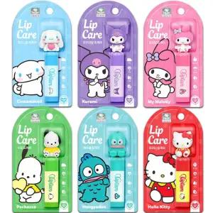 산리오 캐릭터즈 립케어 1개/시나모롤 쿠로미 마이멜로디 헬로키티 포차고 한교동 립큐어 립밤