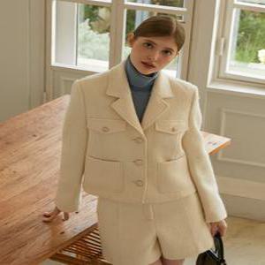 [플라스틱아일랜드]부클 숏 자켓 PP4WJ064