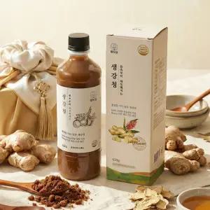 팔도담 100% 국내산 수제 안동 생강청 원액 진액 생강액기스 620g