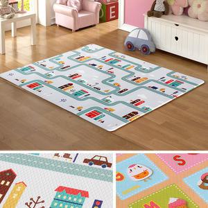 키즈 대형 양면 어린이 매트 pvc 놀이방 매트 거실 유아 아이 놀이 매트 170x140