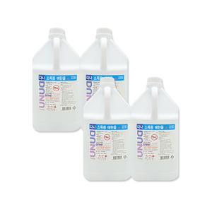조은 다나 에탄올4L알콜83% 공간소독 무료전달 소독제4개 보건소 학교 소독제