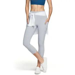 요가 하이웨이스트 포켓 8부 바지  TM-FAC34_F