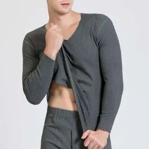 아동발열내의 겨울 따뜻한 상하의 세트 데일리 남자 브이넥 내복 기모내복