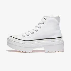 컨버스 척테일러 올스타 러기드 힐 하이 화이트 여성 캔버스 키높이 운동화 스니커즈 11711