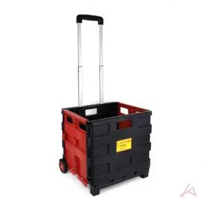 카트 접이식 장보기카드 시장바구니카트 네모 박스 (WFGTJCF)