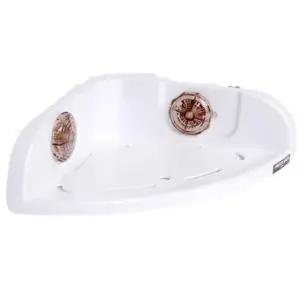 욕실용걸이 욕실 흡착형 코너선반 욕실수납함 수납장 (WFGTO4B)