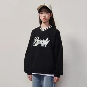 [보리보리/에꼴리에]여자 봄이월 브이넥 나일론 맨투맨티(25A1454)