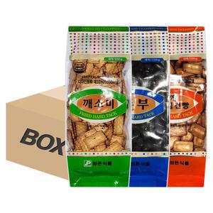 정든식품 깨소미/동부/깨튀김건빵 12개 1box (4종)