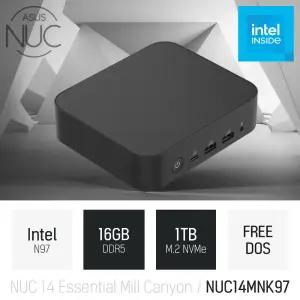 ⓒ ASUS NUC 14 Essential Mill Canyon NUC14MNK97 16GB 1TB / 사무용 인강용 산업용 미니PC