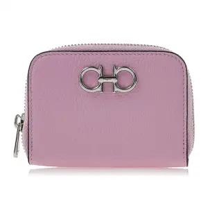 [라벨루쏘] [페라가모] 여성 간치니 동전지갑 22 0406 BUBBLE GUM 0763013