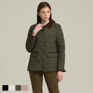 코듀로이울웰론퀼팅자켓