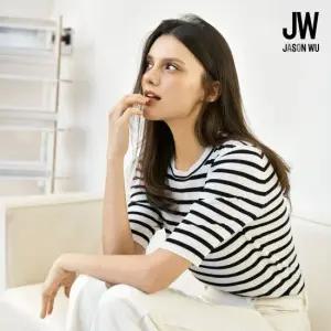 제이슨우 프렌치린넨 스트라이프 반팔 니트 3종 [런칭 가격 69,900원]