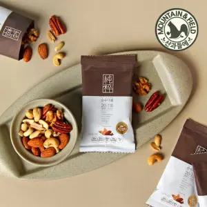 [산과들에] 피칸담은 하루견과 순수다움 100봉 (고급견과류간식)