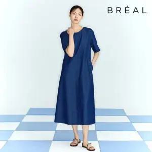 브리엘 반팔 데님 원피스 2종[런칭 가격 79,900원]