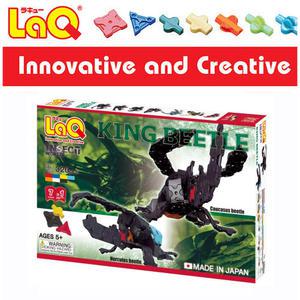 라큐 곤충시리즈 딱정벌레 KING BEETLE 온가족이 함께 즐기는 신개념 두뇌 트레이닝 블록 LaQ 블록
