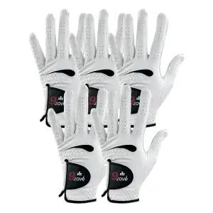 9LOVE 나인러브 미끄럼방지 실리콘 합피 왼손 남성용 골프장갑 5장세트