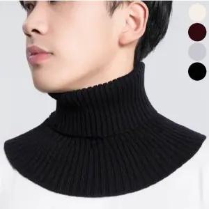 성인 겨울 공갈 목폴라 페이크 목티 넥워머 레이어드