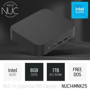 ⓒ ASUS NUC 14 Essential Mill Canyon NUC14MNK25 8GB 1TB / 사무용 인강용 산업용 미니PC