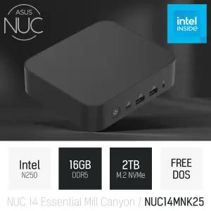 ⓒ ASUS NUC 14 Essential Mill Canyon NUC14MNK25 16GB 2TB / 사무용 인강용 산업용 미니PC