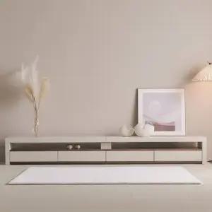 카펜터홈 펠라토 프리미엄 포세린세라믹 TV거실장 75인치 95인치 TV다이