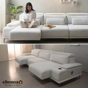 [특] 알토 4인 모션쇼파 전동 슬라이딩 확장형 리클라이너 고급형 (무료배송혜택 쿠션증정 이벤트)