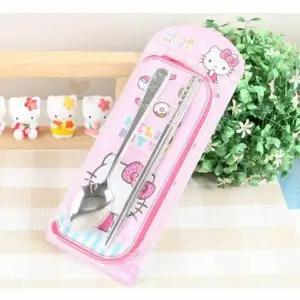 탑탑리빙 헬로키티 스텐수저케이스세트9774