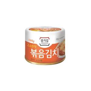 종가집 볶음김치 캔 160g 1캔 청정원